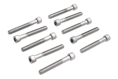 Allen Socket Cap Bolt Knurled Chrome 1/4 X 1-3/4