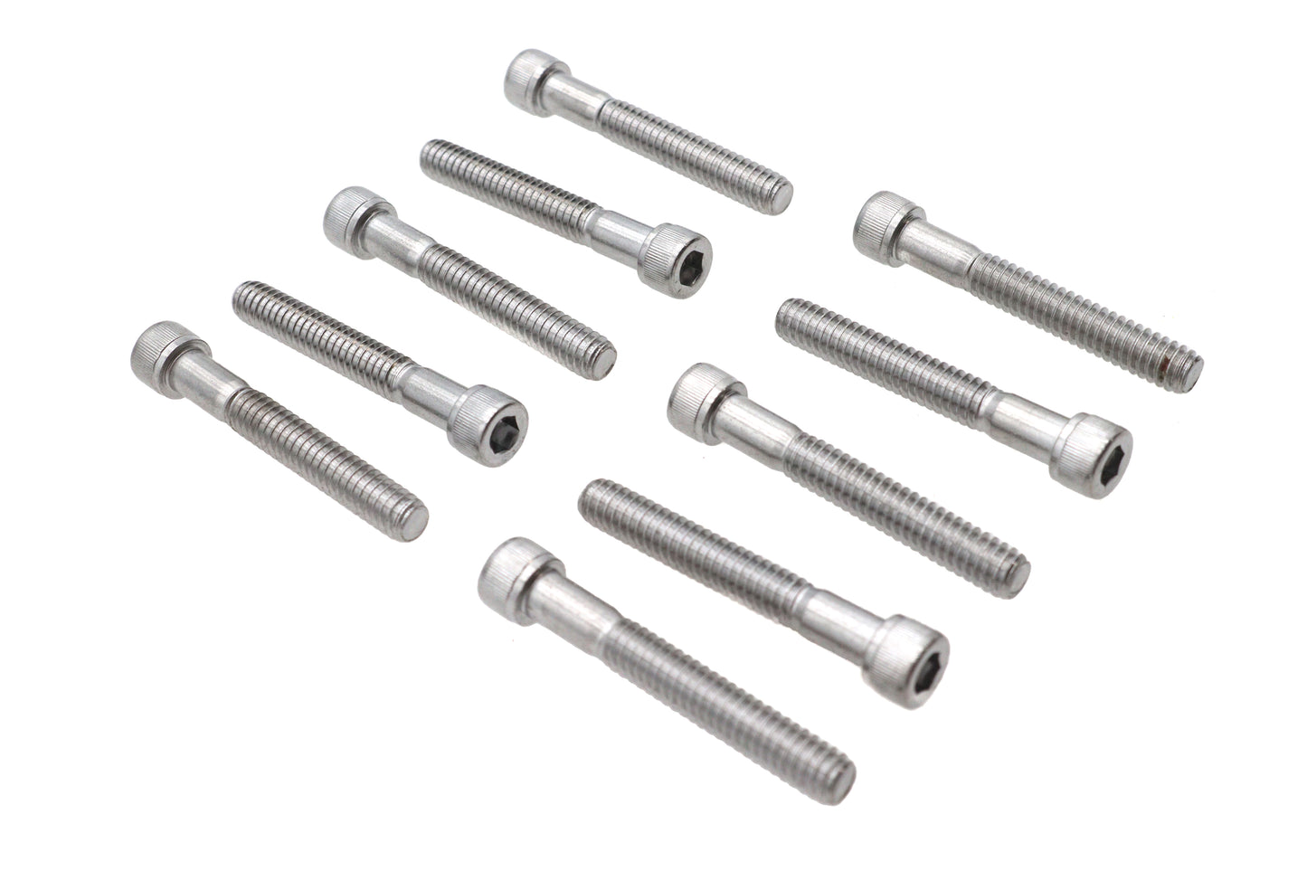 Allen Socket Cap Bolt Knurled Chrome 1/4 X 1-3/4