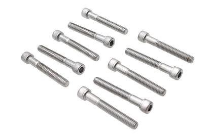 Allen Socket Cap Bolt Knurled Chrome 1/4 X 1-3/4
