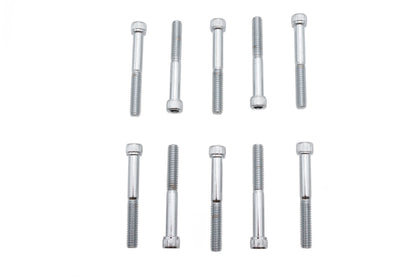Allen Socket Cap Bolt Knurled Chrome 1/4 X 2
