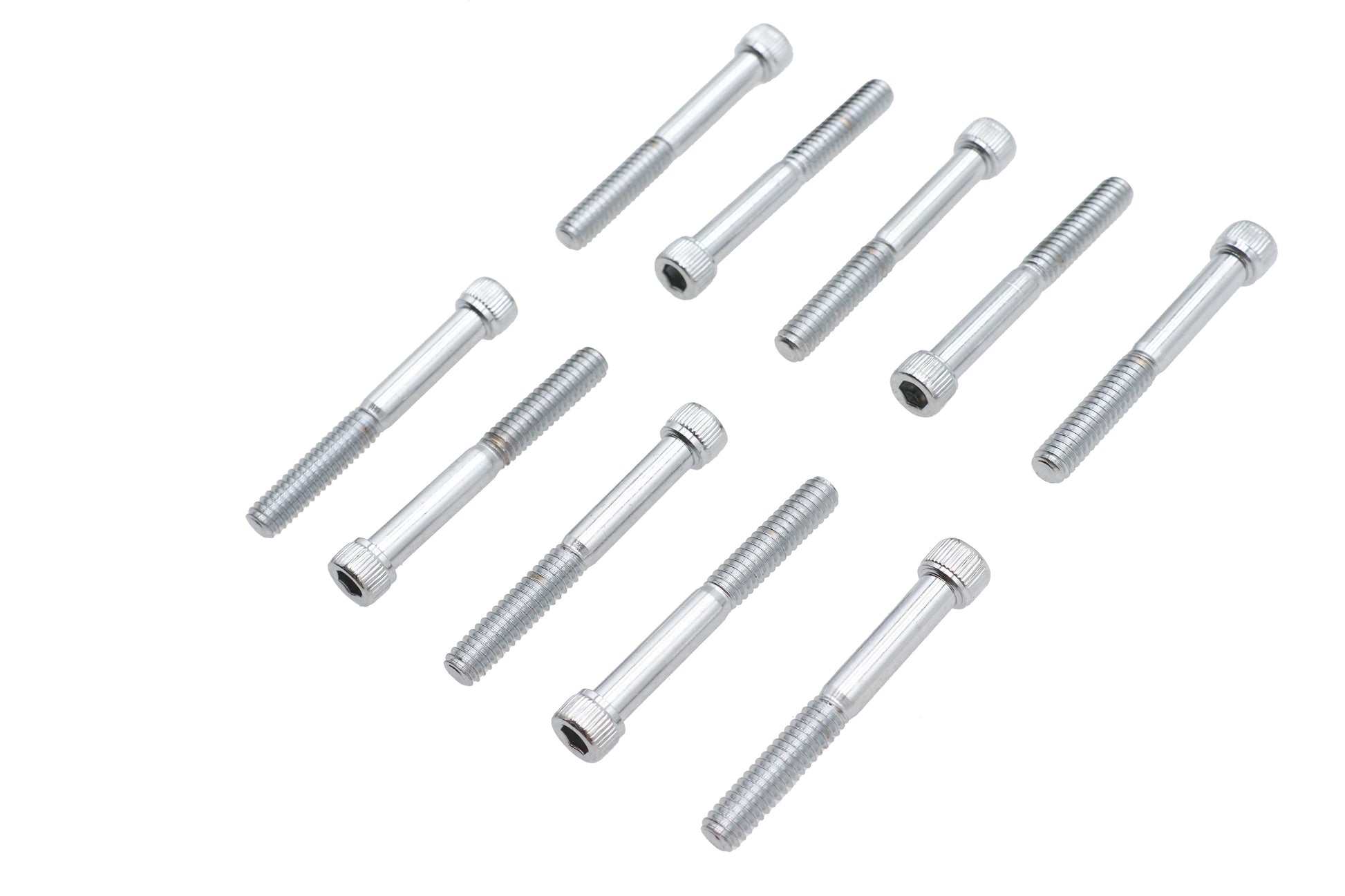 Allen Socket Cap Bolt Knurled Chrome 1/4 X 2