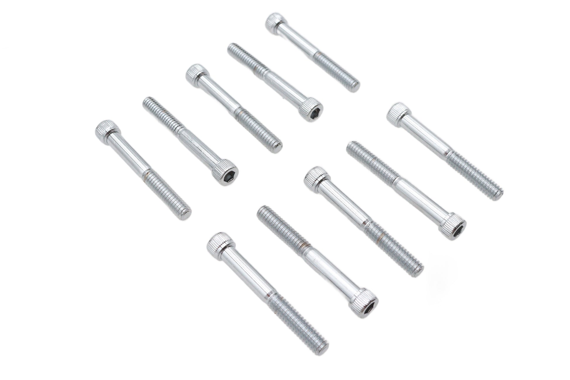 Allen Socket Cap Bolt Knurled Chrome 1/4 X 2