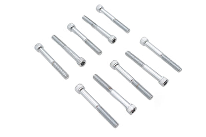 Allen Socket Cap Bolt Knurled Chrome 1/4 X 2