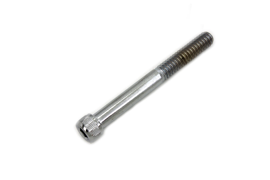 Allen Socket Cap Bolt Knurled Chrome 1/4-20 X 2-1/4
