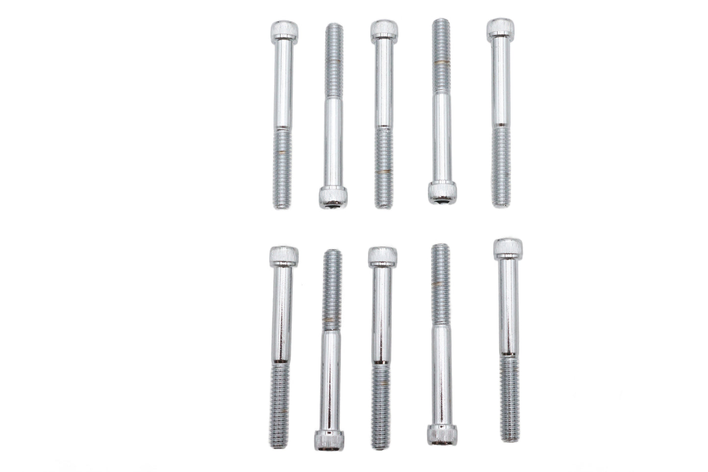 Allen Socket Cap Bolt Knurled Chrome 1/4-20 X 2-1/4