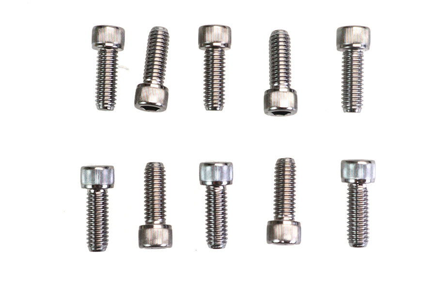 Allen Socket Cap Bolt Knurled Chrome 5/16 X 7/8