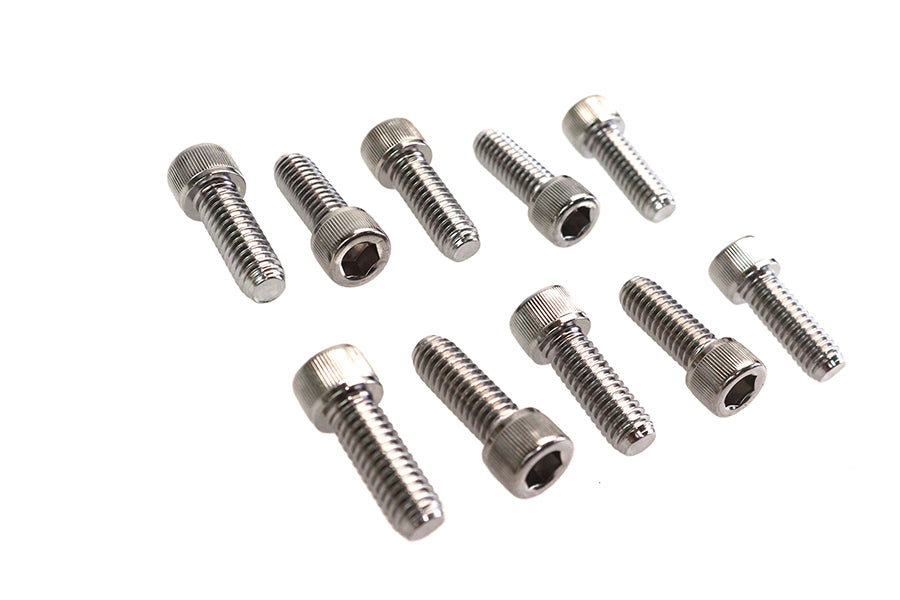 Allen Socket Cap Bolt Knurled Chrome 5/16 X 7/8