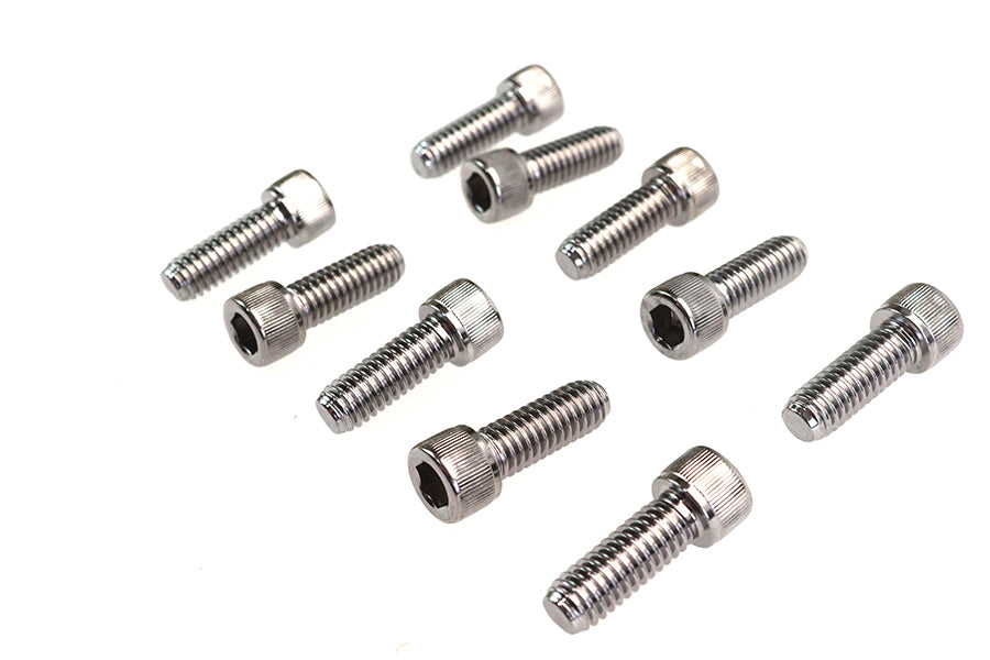 Allen Socket Cap Bolt Knurled Chrome 5/16 X 7/8