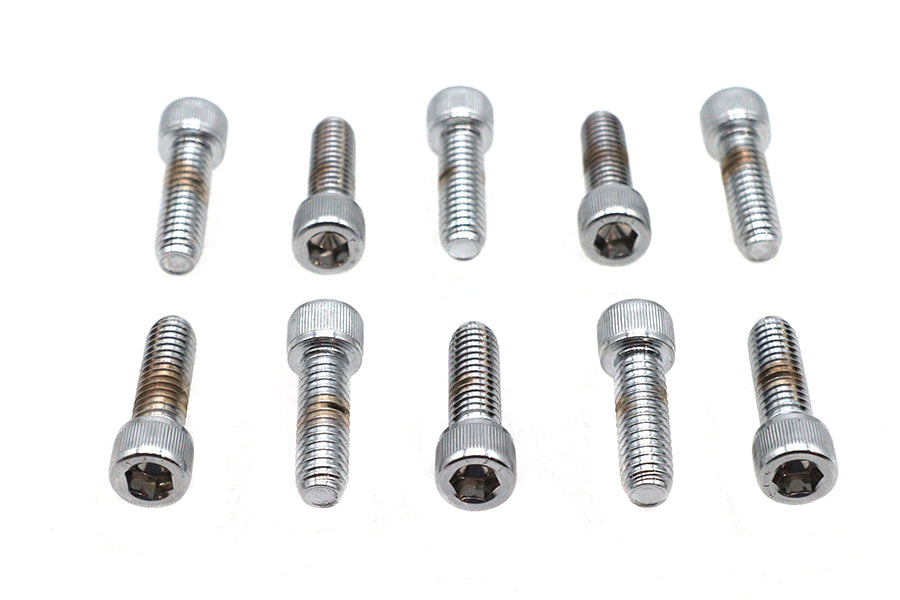Allen Socket Cap Bolt Knurled Chrome 5/16 X 1