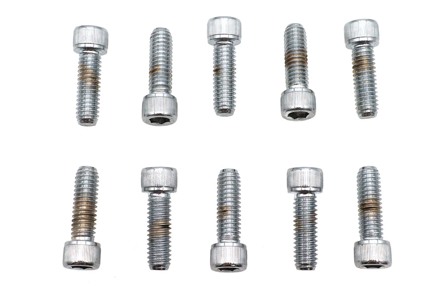Allen Socket Cap Bolt Knurled Chrome 5/16 X 1