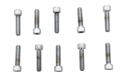 Allen Socket Cap Bolt Knurled Chrome 5/16 X 1-1/4