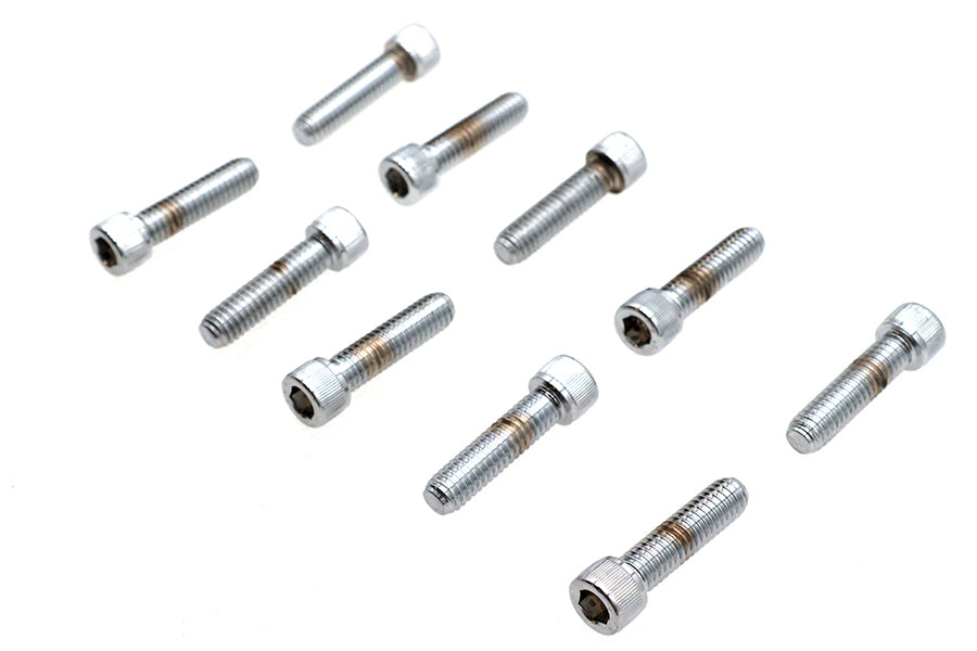 Allen Socket Cap Bolt Knurled Chrome 5/16 X 1-1/4