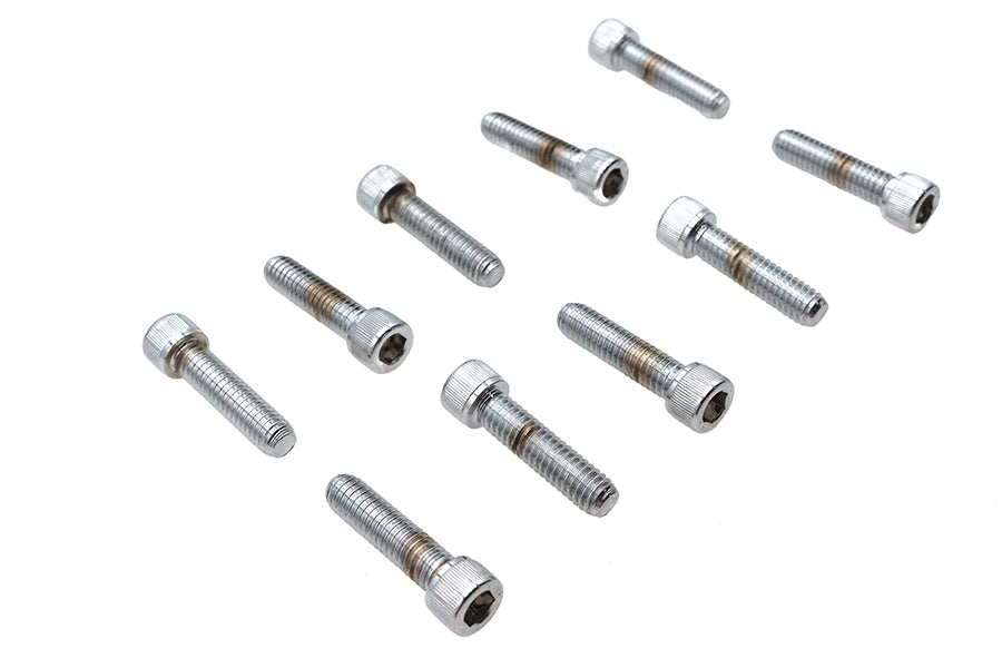 Allen Socket Cap Bolt Knurled Chrome 5/16 X 1-1/4