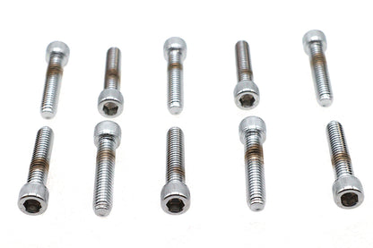 Allen Socket Cap Bolt Knurled Chrome 5/16 X 1-1/2