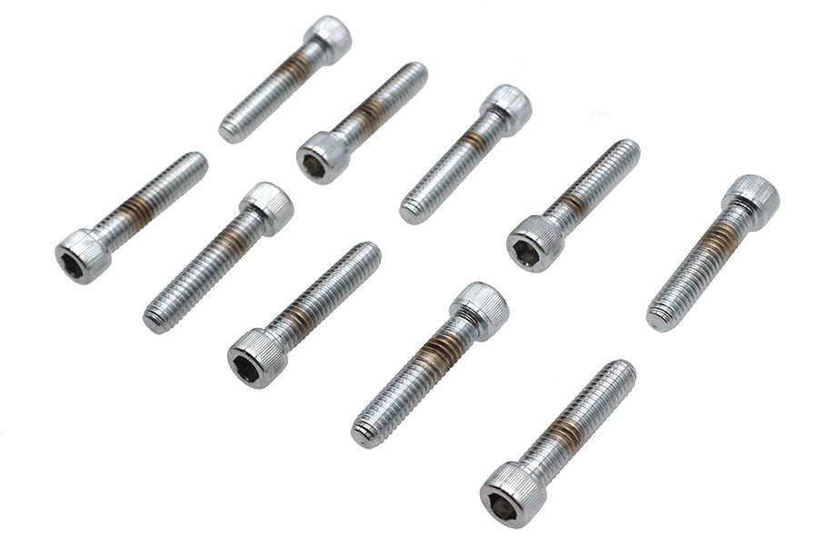Allen Socket Cap Bolt Knurled Chrome 5/16 X 1-1/2