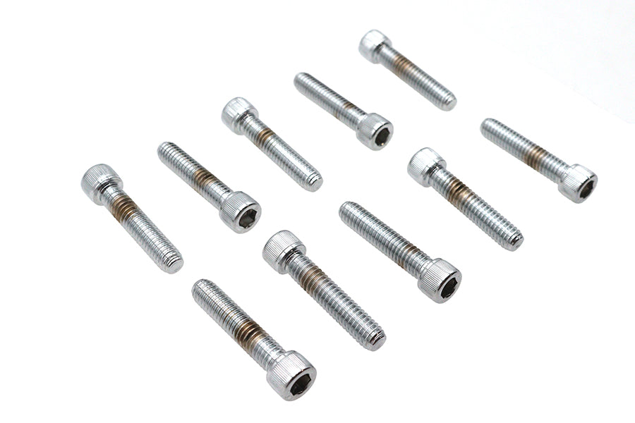 Allen Socket Cap Bolt Knurled Chrome 5/16 X 1-1/2