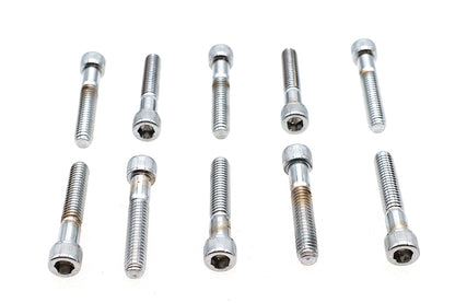 Allen Socket Cap Bolt Knurled Chrome 5/16-18 X 1-3/4