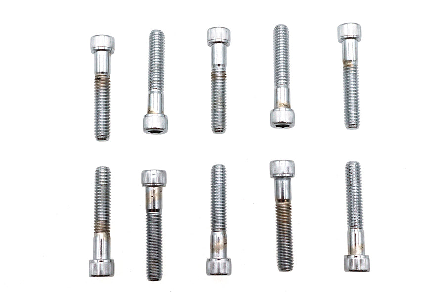 Allen Socket Cap Bolt Knurled Chrome 5/16-18 X 1-3/4