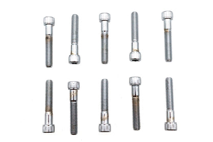Allen Socket Cap Bolt Knurled Chrome 5/16-18 X 1-3/4