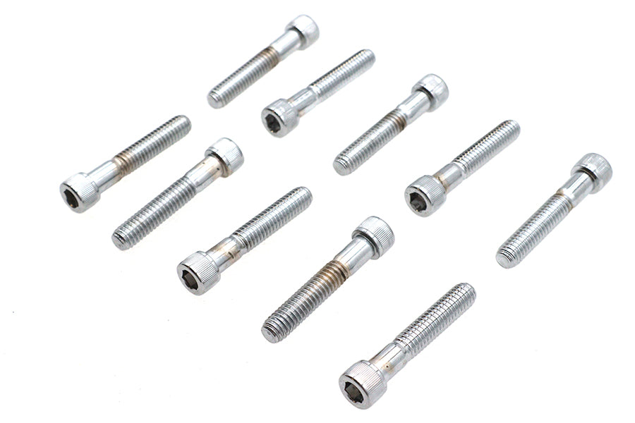 Allen Socket Cap Bolt Knurled Chrome 5/16-18 X 1-3/4
