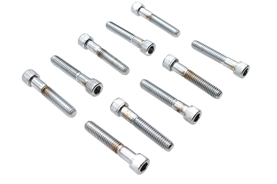 Allen Socket Cap Bolt Knurled Chrome 5/16-18 X 1-3/4