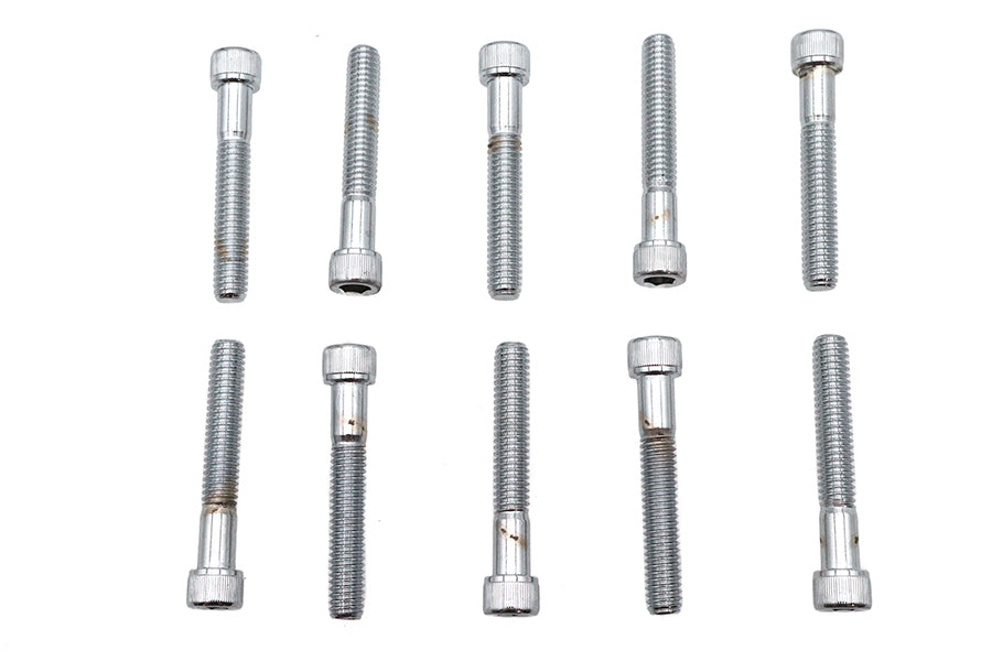 Allen Socket Cap Bolt Knurled Chrome 5/16-18 X 2