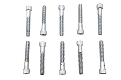 Allen Socket Cap Bolt Knurled Chrome 5/16-18 X 2