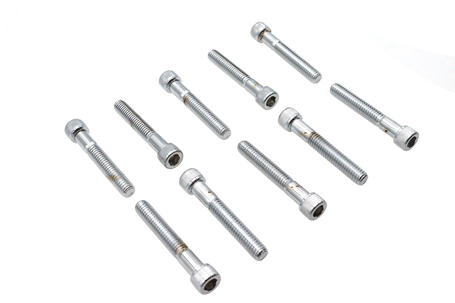 Allen Socket Cap Bolt Knurled Chrome 5/16-18 X 2
