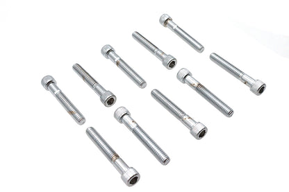 Allen Socket Cap Bolt Knurled Chrome 5/16-18 X 2