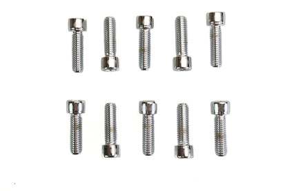 Allen Socket Cap Bolt Knurled Chrome 3/8 X 1-1/4
