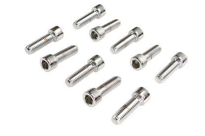 Allen Socket Cap Bolt Knurled Chrome 3/8 X 1-1/4
