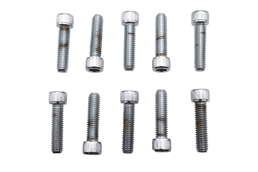 Allen Socket Cap Bolt Knurled Chrome 3/8 X 1-1/2