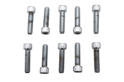 Allen Socket Cap Bolt Knurled Chrome 3/8 X 1-1/2