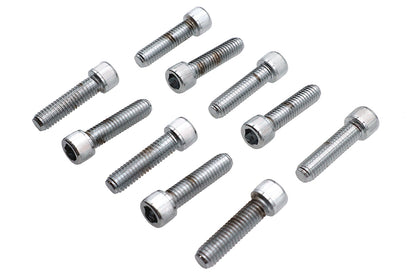 Allen Socket Cap Bolt Knurled Chrome 3/8 X 1-1/2