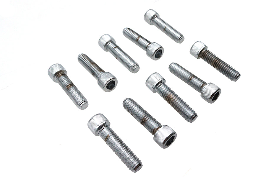 Allen Socket Cap Bolt Knurled Chrome 3/8 X 1-1/2