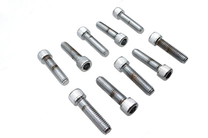 Allen Socket Cap Bolt Knurled Chrome 3/8 X 1-1/2