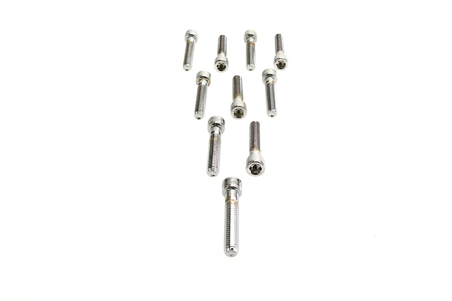 Allen Socket Cap Bolt Knurled Chrome 3/8 X 2