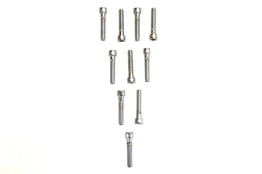 Allen Socket Cap Bolt Knurled Chrome 3/8 X 2
