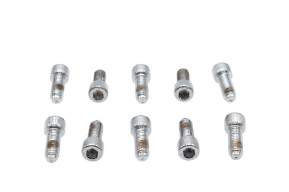 Allen Socket Cap Bolt Knurled Chrome 1/4 x 5/8