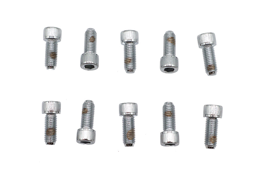 Allen Socket Cap Bolt Knurled Chrome 1/4 x 5/8