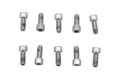 Allen Socket Cap Bolt Knurled Chrome 1/4 x 5/8