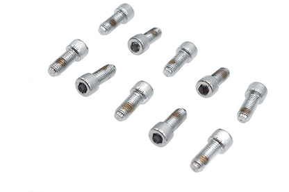 Allen Socket Cap Bolt Knurled Chrome 1/4 x 5/8