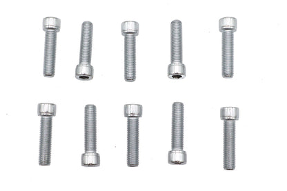 Allen Socket Cap Bolt Knurled Chrome 1/4 X 1