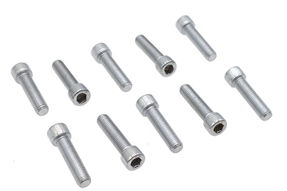 Allen Socket Cap Bolt Knurled Chrome 1/4 X 1