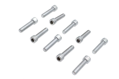 Allen Socket Cap Bolt Knurled Chrome 1/4 X 1