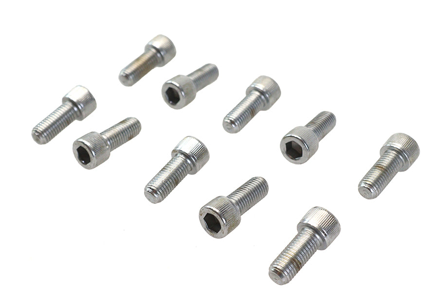 Allen Socket Cap Bolt Knurled Chrome 5/16 X 3/4