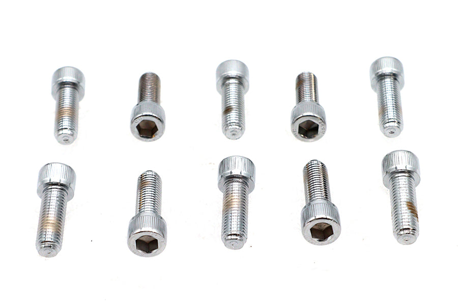Allen Socket Cap Bolt Knurled Chrome 5/16 X 7/8