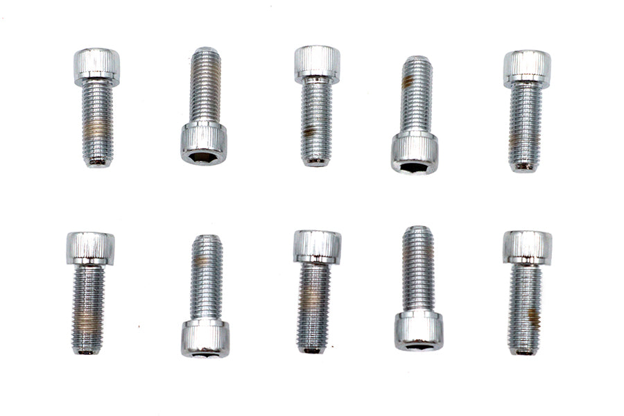 Allen Socket Cap Bolt Knurled Chrome 5/16 X 7/8