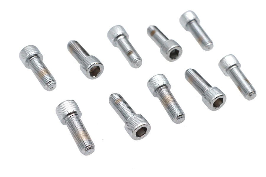 Allen Socket Cap Bolt Knurled Chrome 5/16 X 7/8