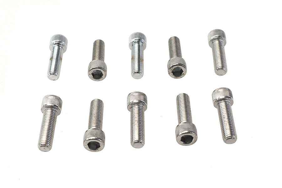 Allen Socket Cap Bolt Knurled Chrome 5/16 X 1